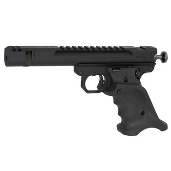 VOLQUARTSEN Scorpion 22LR 4.5in 2x 10rd Black Anodized Aluminum Pistol with Target 22 Style Frame, Comp, Volthane Grips (VC3SN-O)