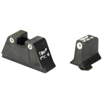 Trijicon Bright & Tough, Suppressor Sight, Green Front Sight with Orange Rear Lamps Fits Glock GL201-C-600650