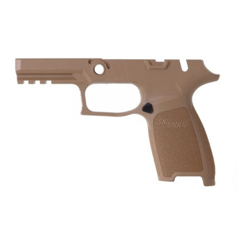 SIG SAUER Grip Module Assembly, Fits Sig Sauer P320 Carry 9/40/357 w/ Manual Safety, Medium, Coyote (GRIP-MMS-CA-943-M-COY)