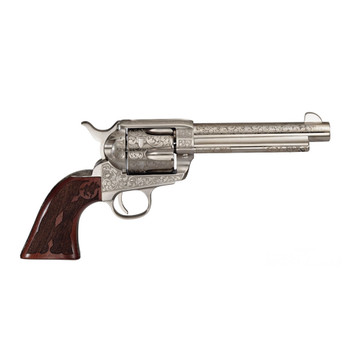 CIMARRON Cody Wild West Laser Engraved Frontier .45 Colt 5.5in 6rd Revolver (PP411LNBB)