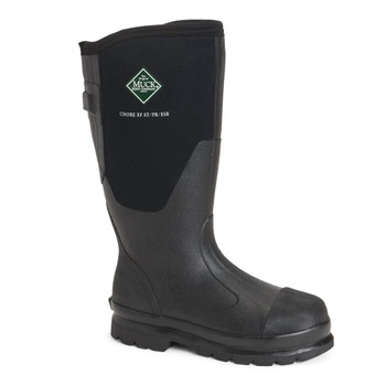 MUCK BOOT Womens Chore Steel Toe Black Boots (WCXF-STL-Black)