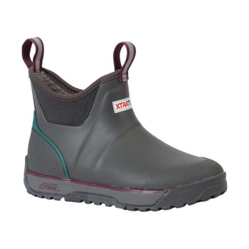 XTRATUF Women's Ice Rubber Ankle Deck Boots