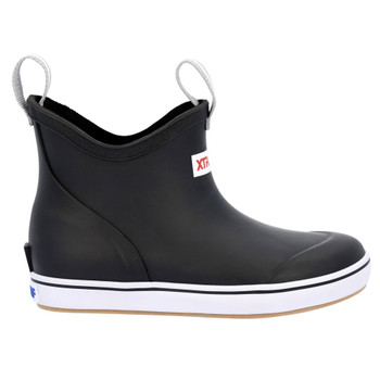 XTRATUF Kid's Ankle Black Deck Boots