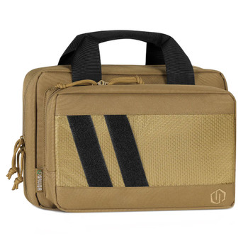 SAVIOR EQUIPMENT Specialist Series Dark FDE Soft Double Pistol Bag (HC-DGSPORT-WS-TN)