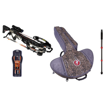 BARNETT CROSSBOWS Hypertac 420 Crossbow with 5-Arrows Set, Softcase and Monopod (BAR78009+BAR20034+BAR20001+BAR20024)