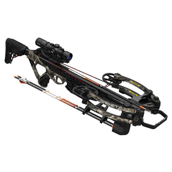 BARNETT CROSSBOWS Hypertac 420 Crossbow with 5-Arrows Set, Softcase and Monopod (BAR78009+BAR20034+BAR20001+BAR20024)