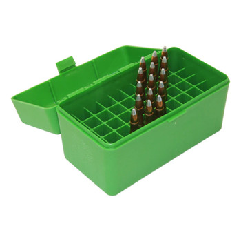 MTM Case-gard 50pcs 7mm WSM and 45-70 Cal Ammo Box (RMLD-50-10)