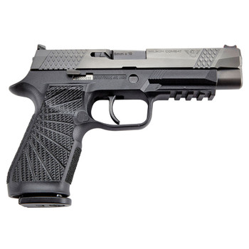 WILSON COMBAT/SIG WCP320 Full-Size 9mm 4.7in 2x 17rd Mags Black Module Pistol, Action Tune with Curved Trigger (SIG-WCP320F-9BATC)