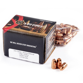 WILSON COMBAT Xtreme Defense .355 Caliber/9mm Luger 118gr Fluid Transfer Monolithic 50/Box Handgun Bullets (09355118LP)