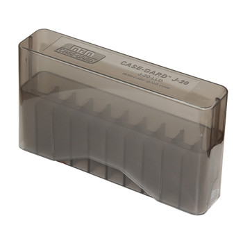 MTM Slip-Top 7mm Rem 338 Win Mag 20 Round Clear Smoke Rifle Ammo Box (J-20-LLD-41)