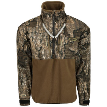 DRAKE MST Guardian Flex Eqwader 1/4 Zip Realtree Timber Fleece Jacket (DW7370-033)