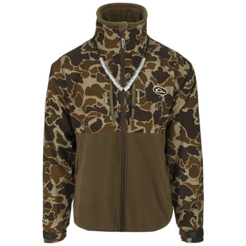 DRAKE MST Guardian Flex Eqwader Full Zip Old School Fleece Jacket (DW7375-016)