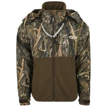 DRAKE MST Guardian Flex Eqwader Full Zip Shadowgrass Habitat Jacket w/ Hood (DW7380-022)