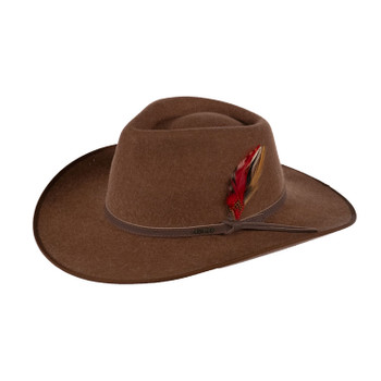 OUTBACK TRADING Cooper River Heather Cognac Hat (1391-HCG)