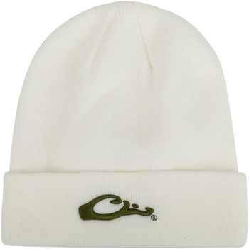 DRAKE LST White Rib-Knit Stocking Cap (DH1775-WHT)