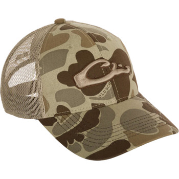 DRAKE 6-Panel Old School Timber Camo Mesh Back Cap (DH3011-018)