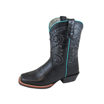 SMOKY MOUNTAIN BOOTS Women's Shelby Black Leather Cowboy Boots (6062)