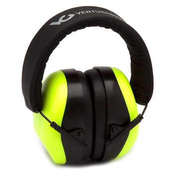 VENTURE GEAR VG80 Series NRR 26dB Hi-Viz Lime Clamshell Pack Earmuff (VGPM8031C)