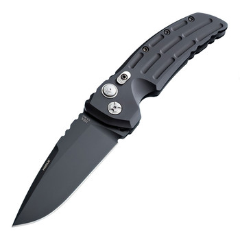 HOGUE EX-A01 3.5in Automatic Drop Point Black Folding Knife (34130)