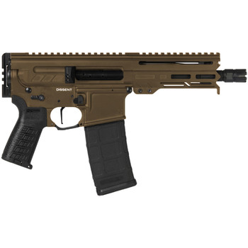 CMMG Dissent MK4 9mm 6.5in 30rd Midnight Bronze Pistol (94A6867-MB)