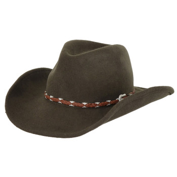 OUTBACK TRADING Wallaby Brown Hat (1320-BRN)