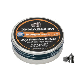 STOEGER X-Magnum .177 Caliber 11.57 Grain 300 pcs Airgun Pellets (30369)