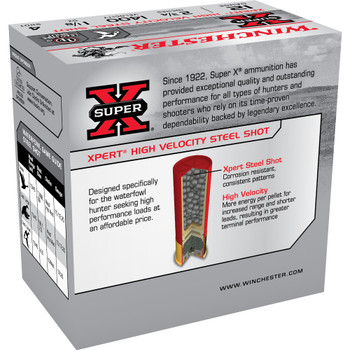 Winchester Ammo Super X 12 Gauge 2.75in #4 Shotshell 25 Round Box (WEX12H4)