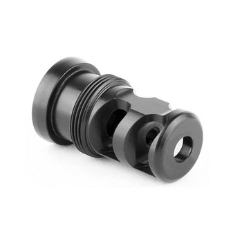 GRIFFIN ARMAMENT Paladin 2-Port .22 Cal 1/2-28 Melonite QPQ Muzzle Brake (TMPB22C1228)