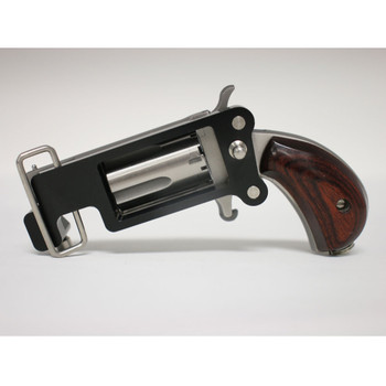 NORTH AMERICAN ARMS .22 Magnum 1.125in 5rd Mini-Revolver with Skeleton Belt Buckle (NAA-22MS-BBS)