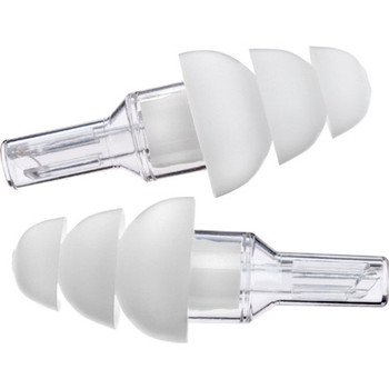 ETYMOTIC RESEARCH ETY Plug Large Clear White Earplugs In Clamshell (ER20-CCC-C)