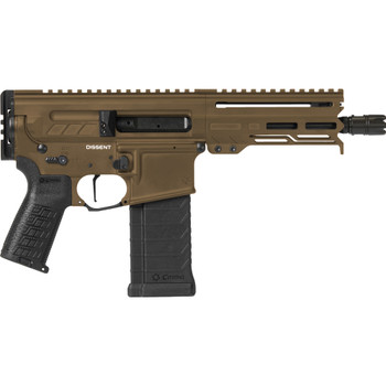 CMMG DISSENT Mk4 5.7x28mm 6.5in 32rd Midnight Bronze Semi-Automatic Pistol (54AA847-MB)