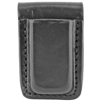 TAGUA MC5 Single Mag Carrier, Fits Glock 42 & 43 Magazines, Black Leather, Ambidextrous MC5-014