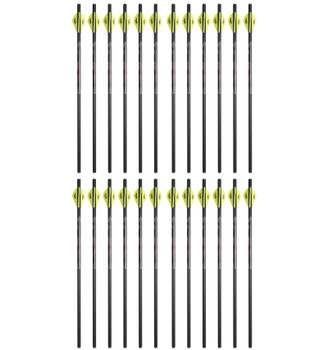 EXCALIBUR Quill 16.5in Carbon 4x6 Pack Crossbow Arrows (22QV16-6-x4-BUNDLE)