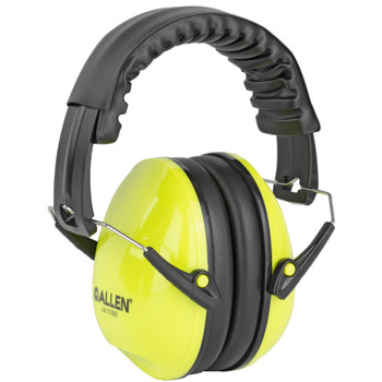ALLEN COMPANY Youth Sound Shield Black/Chartreuse Foldable Safety Earmuffs (2327)