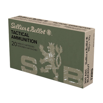 SELLIER & BELLOT 300 Blackout 110 Exergy Blue 20rd Box Ammo (SB300BLKXA)