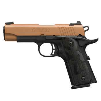 BROWNING 1911-380 Black Label 380 Auto 3.6in 2x 8rd Mags Copper Compact Pistol (51988492)