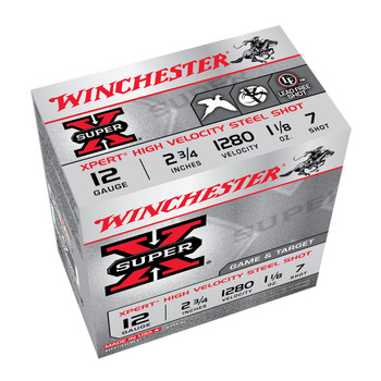 WINCHESTER AMMO Super X 12ga 2.75in #7 Shot 25rd Box Shotshell (WE12GTH7)