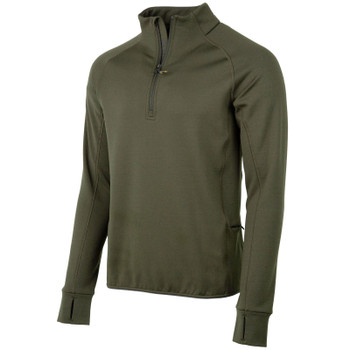 BERETTA Men's Stretch Tech Green Moss Half Zip Fleece Pullover (P3142T231207AA)