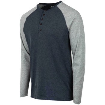 BERETTA Men's Scout Performance Henley Ebony Mel & Gray Mel LS Shirt (TS692T231109T5)