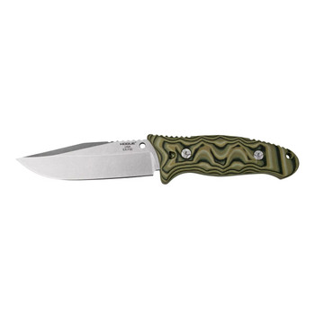HOGUE EX-F02 4.5in Clip Point G-Mascus Green Fixed Blade Knife (35278)