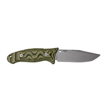 HOGUE EX-F02 4.5in Clip Point G-Mascus Green Fixed Blade Knife (35278)