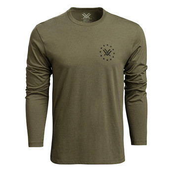 VORTEX Mens Salute Military Heather T-Shirt (222-02-MIH)