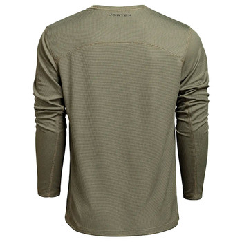 VORTEX Men's Full-Tine Performance Grid Deep Lichen T-Shirt (VOR-222-61-DBA)