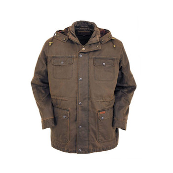 OUTBACK TRADING Men's Langston Brown Jacket (29732-BRN)