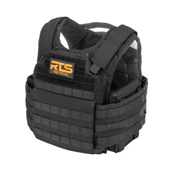RTS TACTICAL Men's Premium Black Vest Plate Carrier (34100-11)