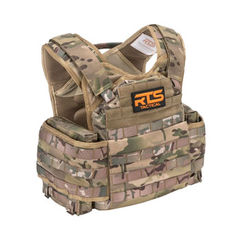 RTS TACTICAL Men's Premium Multicam Vest Plate Carrier (34100-33)