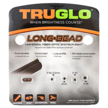 TRUGLO Long-Bead Universal Green Fiber Optic Shotgun Sight (TG947UG)