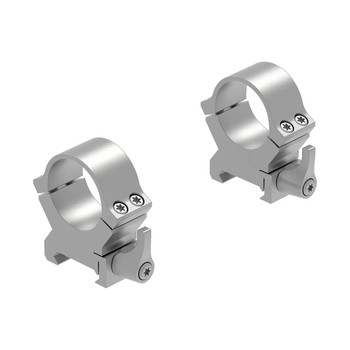 LEUPOLD QRW2 1in High Silver Scope Rings (174072)