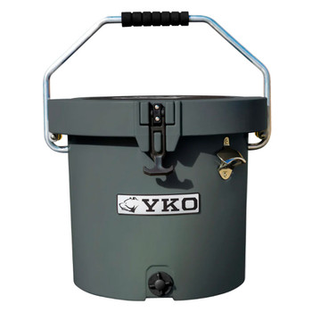 YUKON OUTFITTERS 20Qt Charcoal Round Hard Cooler Bucket (MGYRHC2005)