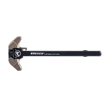 AERO PRECISION Breach AR15 Black/Kodiak Brown Ambidextrous Charging Handle with Small Lever (APRA700140C)